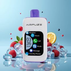 Airfuze Smart Pro 40000 Puffs Recarregável 900mAh 20ML 2%/5% Nicotina Música Azul Razz Ice