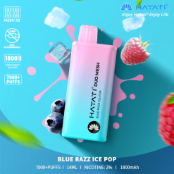Hayati Duo Mesh descartável - JR6H166 Hayati Flavour List picolé de razz azul