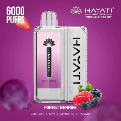 Hayati Infinity 6.000 kits de cápsulas - JR6H148 Hayati Vape Near Me bagas da floresta