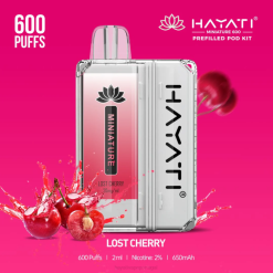 Hayati Miniature 600 kits de cápsulas - JR6H40 Hayati Vape Shop cereja perdida
