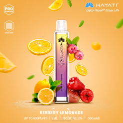 Hayati Pro Mini descartável - JR6H20 Hayati Vape Shop limonada com costelas