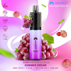 Hayati Twist descartável - JR6H87 Hayati Flavour Vapes sonho de verão