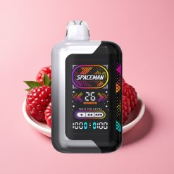 SMOK SPACEMAN SP40000 Zero Nicotine Disposable 40000 puffs 20ml 0mg sabor Amora Framboesa